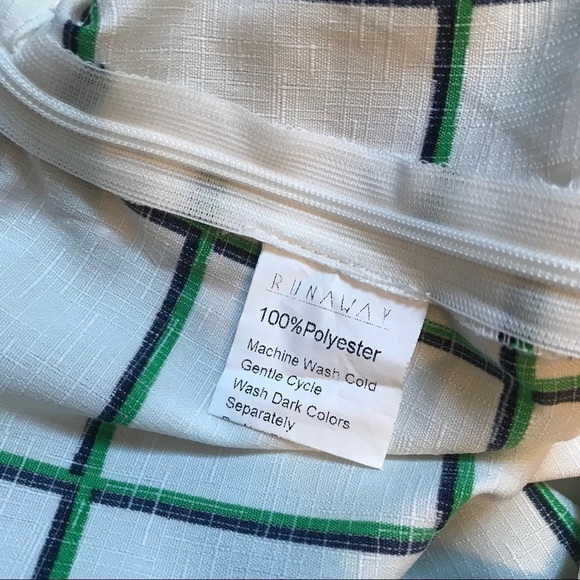 Runaway Australia Grid Print Wrap Pants High Waisted Trousers Size 10/M - Picture 11 of 11